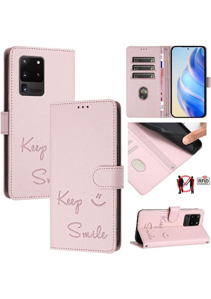 Samsung Galaxy S20 Ultra 5g Için Kılıf Kart Tutucu Cüzdan Pu Deri Flıp (Yurt Dışından)