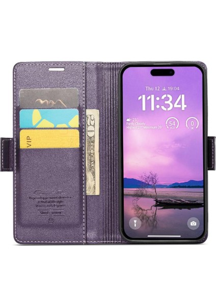 IPhone 16 Için Flip Case Artı Cüzdan Kılıf Darbeye Vaka Kickstand Anti (Yurt Dışından) fiyatları