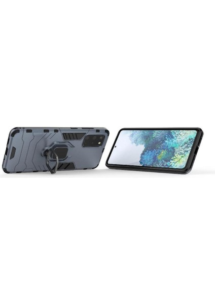 Halka Araba Dağı Kickstand Kılıf Samsung Galaxy S20 Artı Askeri Sınıf (Yurt Dışından) fiyatları