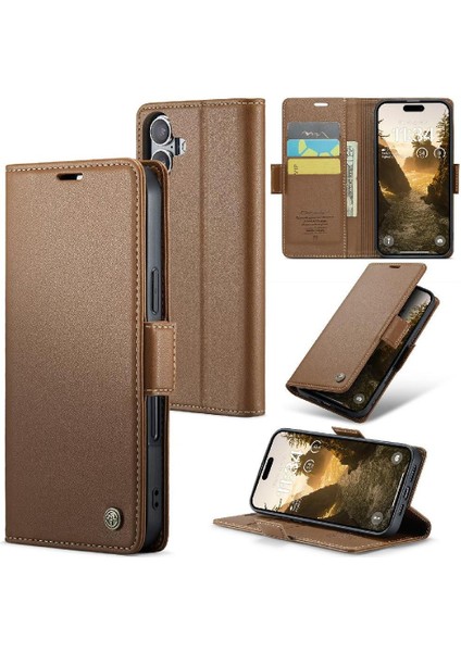 IPhone 16 Için Flip Case Artı Cüzdan Kılıf Darbeye Vaka Kickstand Anti (Yurt Dışından) fırsatları