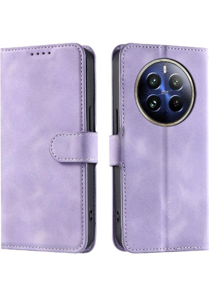Realme 12 Pro Artı 5g Için Flip Case Pu Deri Bilek Kayışı Manyetik Cüzdan (Yurt Dışından) indirimleri