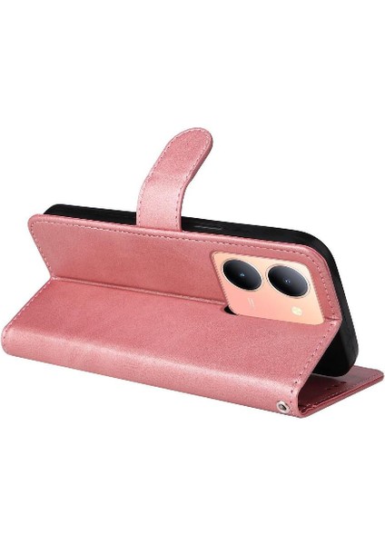 Vivo Y36 4g/5g Basit Iş Pu Deri Manyetik Kapaklı Cüzdan Telefon Kılıfı Kart Tutuculu Koruma Kılıfı (Yurt Dışından) fırsatları