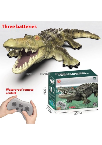 Ovozı Uzaktan Kumandalı Köpekbalığı Rc Balina Rc Balık Çocuk Su Oyuncakları (Yurt Dışından)