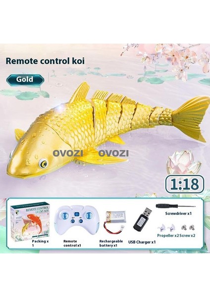 Ovozı Uzaktan Kumandalı Köpekbalığı Rc Balina Rc Balık Çocuk Su Oyuncakları (Yurt Dışından)