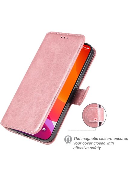iPhone 13 Pro Basit Iş Pu Deri Manyetik Kapaklı Cüzdan Telefon Kılıfı Kart Tutuculu Koruma Kılıfı (Yurt Dışından) fiyatları