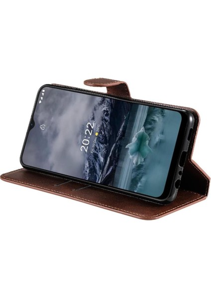 Nokia G11 Basit Iş Pu Deri Manyetik Kapaklı Cüzdan Telefon Kılıfı Kart Tutuculu Koruma Kılıfı (Yurt Dışından) fırsatları