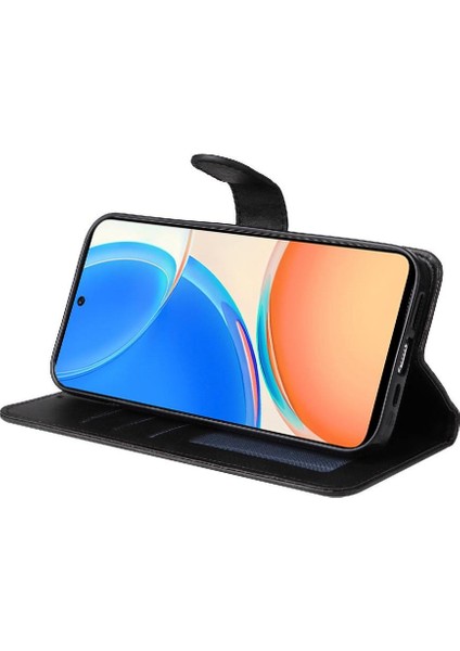 Honor X8B 5g Basit Iş Pu Deri Manyetik Kapaklı Cüzdan Telefon Kılıfı Kart Tutuculu Koruma Kılıfı (Yurt Dışından) modelleri