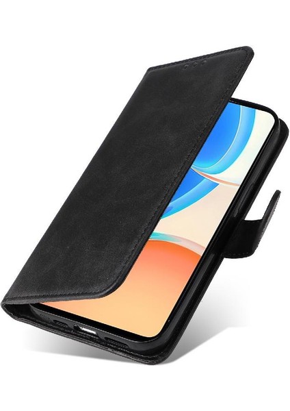 Honor X8B 5g Basit Iş Pu Deri Manyetik Kapaklı Cüzdan Telefon Kılıfı Kart Tutuculu Koruma Kılıfı (Yurt Dışından) fırsatları