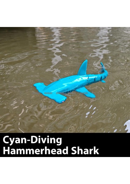 Ovozı Uzaktan Kumandalı Köpekbalığı Rc Balina Rc Balık Çocuk Su Oyuncakları (Yurt Dışından)