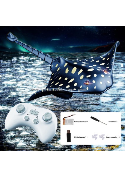 Ovozı Uzaktan Kumandalı Köpekbalığı Rc Balina Rc Balık Çocuk Su Oyuncakları (Yurt Dışından)