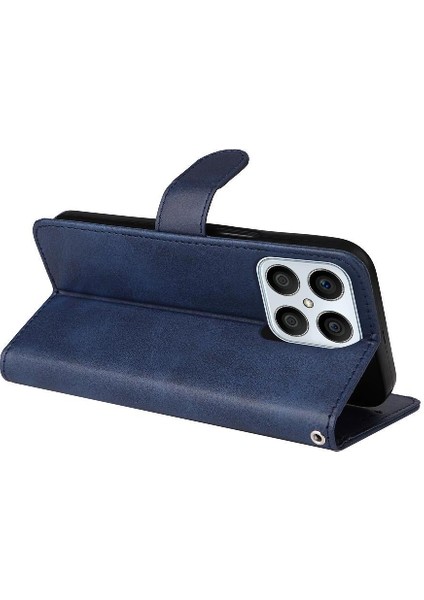 Honor X6 4g Basit Iş Pu Deri Manyetik Kapaklı Cüzdan Telefon Kılıfı Kart Tutuculu Koruma Kılıfı (Yurt Dışından) modelleri