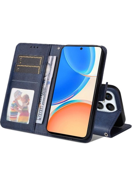 Honor X6 4g Basit Iş Pu Deri Manyetik Kapaklı Cüzdan Telefon Kılıfı Kart Tutuculu Koruma Kılıfı (Yurt Dışından) indirimleri