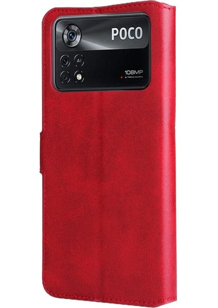 Xiaomi Poco X4 Pro 5g Basit Iş Pu Deri Manyetik Kapaklı Cüzdan Telefon Kılıfı Kart Tutuculu Koruma Kılıfı (Yurt Dışından) fiyatları