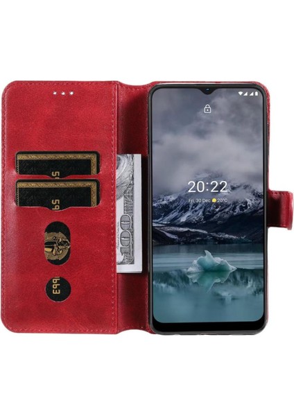 Nokia G21 Basit Iş Pu Deri Manyetik Kapaklı Cüzdan Telefon Kılıfı Kart Tutuculu Koruma Kılıfı (Yurt Dışından) indirimleri