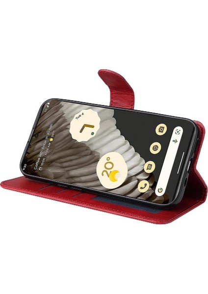 Google Pixel 7 Pro Basit Iş Pu Deri Manyetik Kapaklı Cüzdan Telefon Kılıfı Kart Tutuculu Koruma Kılıfı (Yurt Dışından) indirimleri