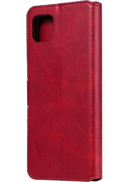Samsung Galaxy A22 5g Basit Iş Pu Deri Manyetik Kapaklı Cüzdan Telefon Kılıfı Kart Tutuculu Koruma Kılıfı (Yurt Dışından) fiyatları