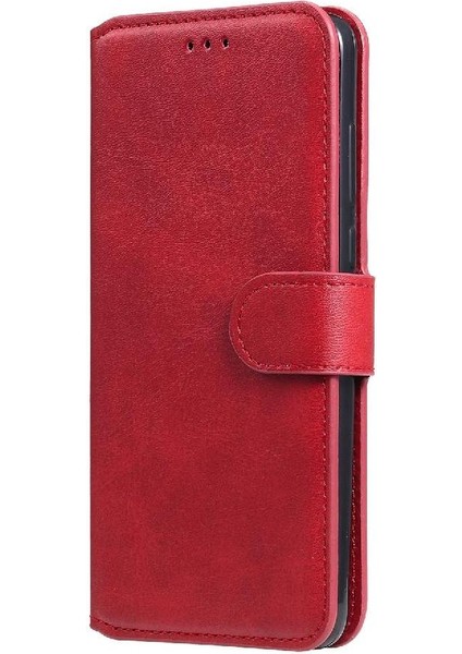 Xiaomi Redmi Note 10 Pro 4g Basit Iş Pu Deri Manyetik Kapaklı Cüzdan Telefon Kılıfı Kart Tutuculu Koruma Kılıfı (Yurt Dışından)