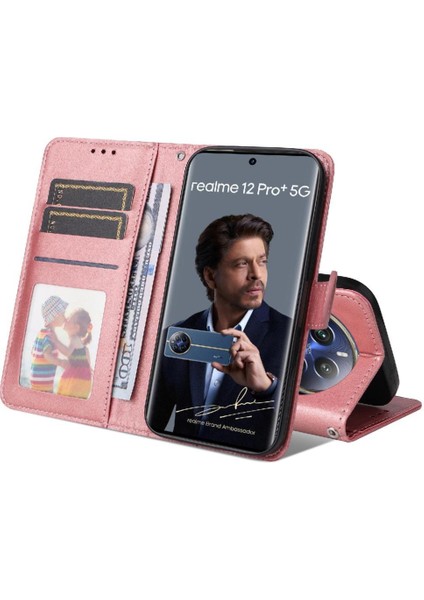 Realme 13 Pro Plus 5g Basit Iş Pu Deri Manyetik Kapaklı Cüzdan Telefon Kılıfı Kart Tutuculu Koruma Kılıfı (Yurt Dışından)