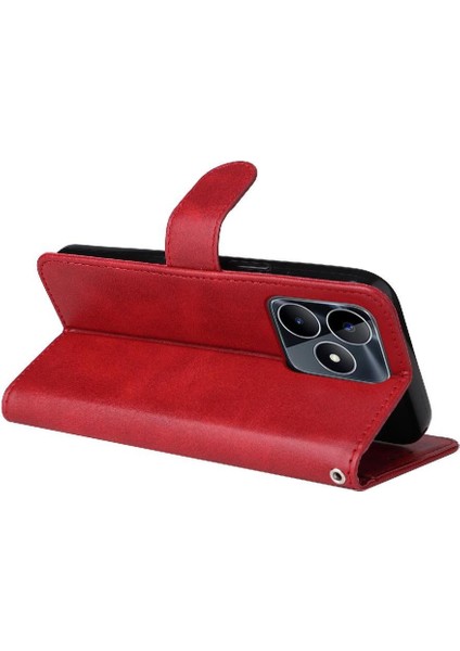 Realme Note 50 4g Basit Iş Pu Deri Manyetik Kapaklı Cüzdan Telefon Kılıfı Kart Tutuculu Koruma Kılıfı (Yurt Dışından) indirimleri