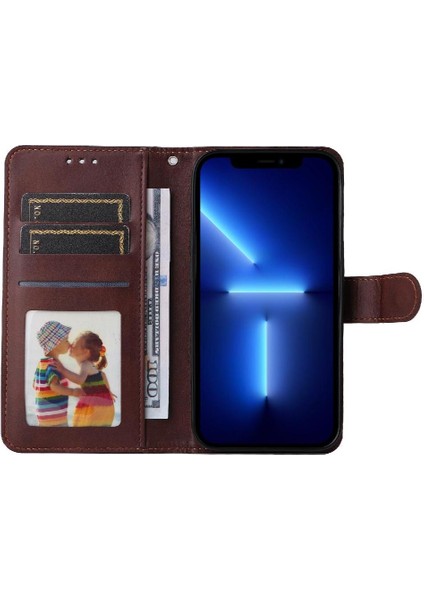 Realme 13 Plus 5g Basit Iş Pu Deri Manyetik Kapaklı Cüzdan Telefon Kılıfı Kart Tutuculu Koruma Kılıfı (Yurt Dışından) modelleri