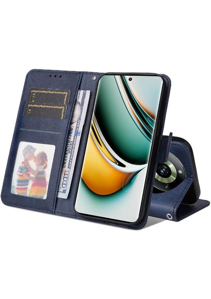 Realme 11 Pro Plus Basit Iş Pu Deri Manyetik Kapaklı Cüzdan Telefon Kılıfı Kart Tutuculu Koruma Kılıfı (Yurt Dışından) indirimleri