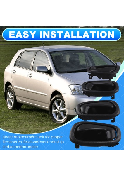 Iç Iç Kapı Kolu Ön Arka Sürücü / Yolcu Seti Toyota Corolla 1998-2002 69206-02050 69205-02050 (Yurt Dışından) fırsatları