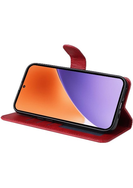 Xiaomi 15 Basit Iş Pu Deri Manyetik Kapaklı Cüzdan Telefon Kılıfı Kart Tutuculu Koruma Kılıfı (Yurt Dışından) fiyatları