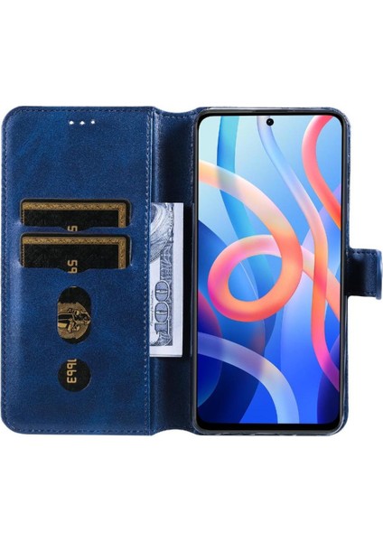 Xiaomi Redmi Note 11S 5g Basit Iş Pu Deri Manyetik Kapaklı Cüzdan Telefon Kılıfı Kart Tutuculu Koruma Kılıfı (Yurt Dışından) indirimleri