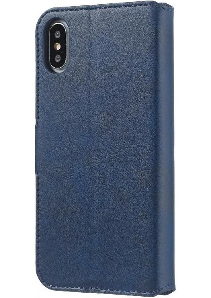 iPhone Xs Max Basit Iş Pu Deri Manyetik Kapaklı Cüzdan Telefon Kılıfı Kart Tutuculu Koruma Kılıfı (Yurt Dışından) modelleri