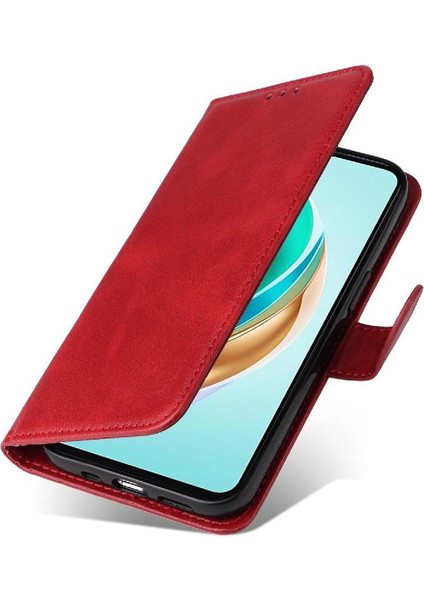 Honor X6B 4g Basit Iş Pu Deri Manyetik Kapaklı Cüzdan Telefon Kılıfı Kart Tutuculu Koruma Kılıfı (Yurt Dışından) fırsatları