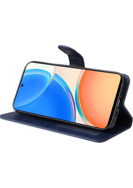 Honor X8 Basit Iş Pu Deri Manyetik Kapaklı Cüzdan Telefon Kılıfı Kart Tutuculu Koruma Kılıfı (Yurt Dışından) modelleri