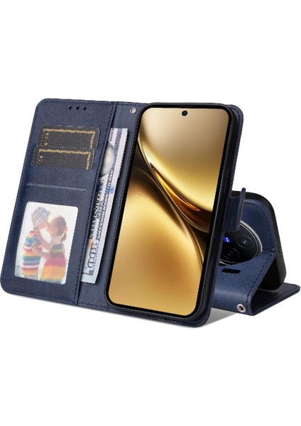 Vivo X200 Pro Basit Iş Pu Deri Manyetik Kapaklı Cüzdan Telefon Kılıfı Kart Tutuculu Koruma Kılıfı (Yurt Dışından) indirimleri