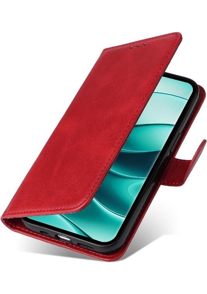 Xiaomi Redmi Note 14 Pro 5g Basit Iş Pu Deri Manyetik Kapaklı Cüzdan Telefon Kılıfı Kart Tutuculu Koruma Kılıfı (Yurt Dışından) fiyatları