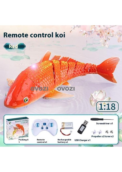 Ovozı Uzaktan Kumandalı Köpekbalığı Rc Balina Rc Balık Çocuk Su Oyuncakları (Yurt Dışından)