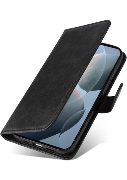 Xiaomi Poco F6 Pro Basit Iş Pu Deri Manyetik Kapaklı Cüzdan Telefon Kılıfı Kart Tutuculu Koruma Kılıfı (Yurt Dışından) fırsatları