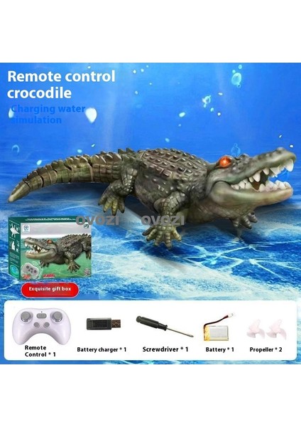 Ovozı Uzaktan Kumandalı Köpekbalığı Rc Balina Rc Balık Çocuk Su Oyuncakları (Yurt Dışından)