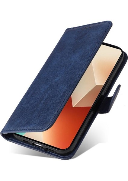 Xiaomi Redmi Note 13 5g Basit Iş Pu Deri Manyetik Kapaklı Cüzdan Telefon Kılıfı Kart Tutuculu Koruma Kılıfı (Yurt Dışından) modelleri