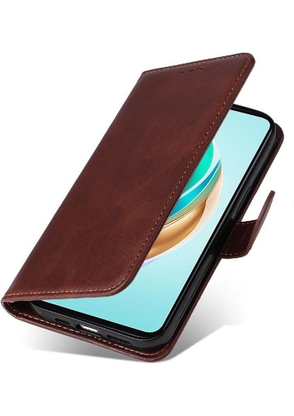 Honor X6B 4g Basit Iş Pu Deri Manyetik Kapaklı Cüzdan Telefon Kılıfı Kart Tutuculu Koruma Kılıfı (Yurt Dışından) fiyatları