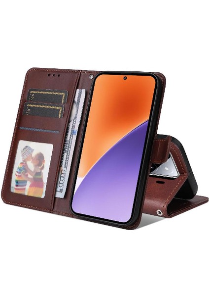 Xiaomi 15 Basit Iş Pu Deri Manyetik Kapaklı Cüzdan Telefon Kılıfı Kart Tutuculu Koruma Kılıfı (Yurt Dışından) indirimleri