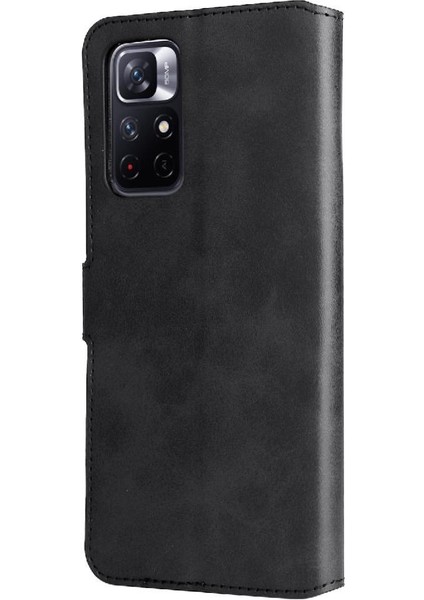 Xiaomi Redmi Note 11S 5g Basit Iş Pu Deri Manyetik Kapaklı Cüzdan Telefon Kılıfı Kart Tutuculu Koruma Kılıfı (Yurt Dışından) fırsatları