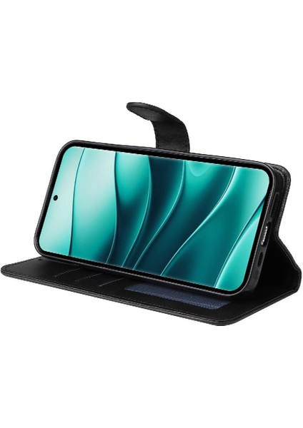 Xiaomi Poco X7 Basit Iş Pu Deri Manyetik Kapaklı Cüzdan Telefon Kılıfı Kart Tutuculu Koruma Kılıfı (Yurt Dışından) modelleri