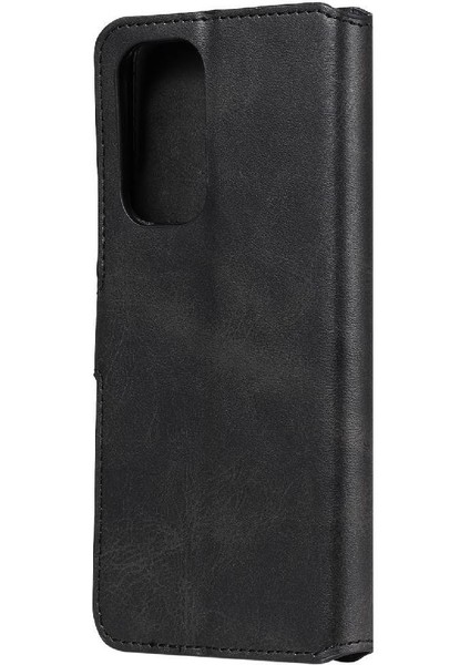 Oneplus 9 Basit Iş Pu Deri Manyetik Kapaklı Cüzdan Telefon Kılıfı Kart Tutuculu Koruma Kılıfı (Yurt Dışından)
