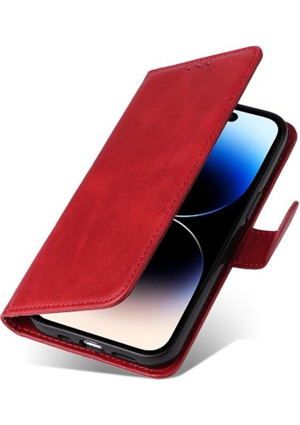iPhone 15 Pro Max Basit Iş Pu Deri Manyetik Kapaklı Cüzdan Telefon Kılıfı Kart Tutuculu Koruma Kılıfı (Yurt Dışından) modelleri