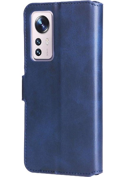 Xiaomi 12/12S/12X Basit Iş Pu Deri Manyetik Kapaklı Cüzdan Telefon Kılıfı Kart Tutuculu Koruma Kılıfı (Yurt Dışından) fiyatları