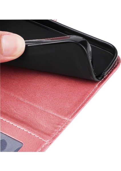 Motorola Moto E15 Basit Iş Pu Deri Manyetik Kapaklı Cüzdan Telefon Kılıfı Kart Tutuculu Koruma Kılıfı (Yurt Dışından) indirimleri