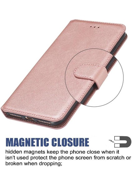 Motorola Moto G24 Basit Iş Pu Deri Manyetik Kapaklı Cüzdan Telefon Kılıfı Kart Tutuculu Koruma Kılıfı (Yurt Dışından) fiyatları