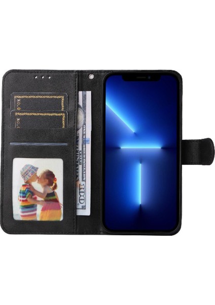 Oppo Reno 13F Basit Iş Pu Deri Manyetik Kapaklı Cüzdan Telefon Kılıfı Kart Tutuculu Koruma Kılıfı (Yurt Dışından) fırsatları
