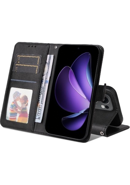 Oppo Reno 13F Basit Iş Pu Deri Manyetik Kapaklı Cüzdan Telefon Kılıfı Kart Tutuculu Koruma Kılıfı (Yurt Dışından) indirimleri