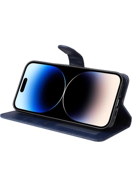 iPhone 15 Pro Max Basit Iş Pu Deri Manyetik Kapaklı Cüzdan Telefon Kılıfı Kart Tutuculu Koruma Kılıfı (Yurt Dışından) modelleri