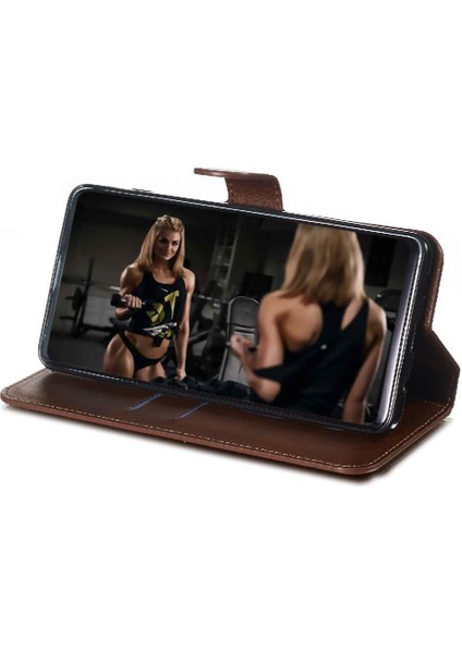 Samsung Galaxy S10 Basit Iş Pu Deri Manyetik Kapaklı Cüzdan Telefon Kılıfı Kart Tutuculu Koruma Kılıfı (Yurt Dışından) modelleri